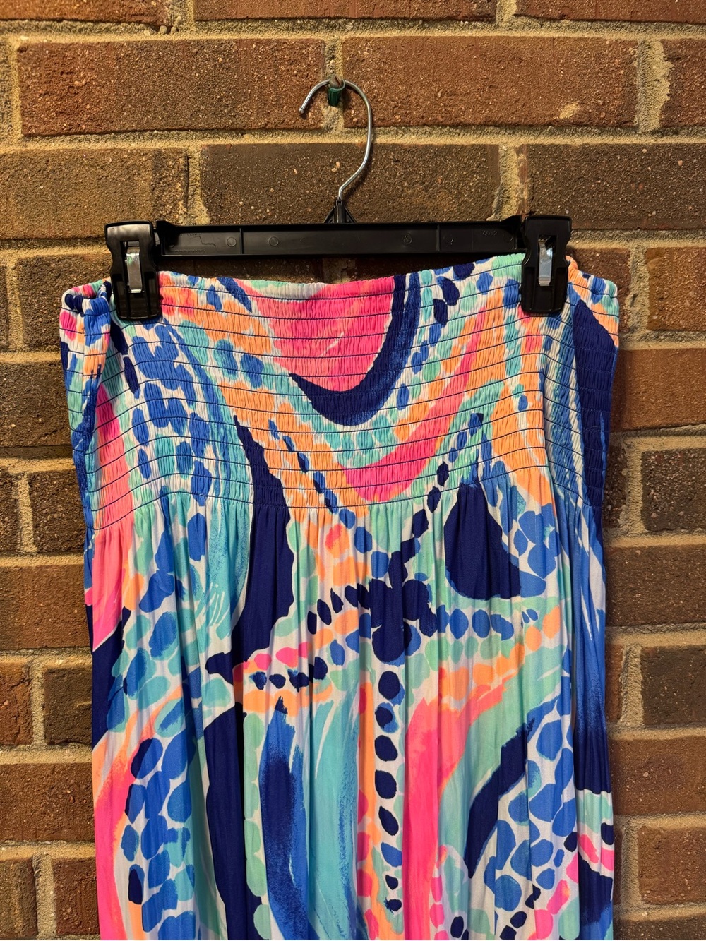 Lilly Pulitzer strapless smocked dress - Picture 3 of 6